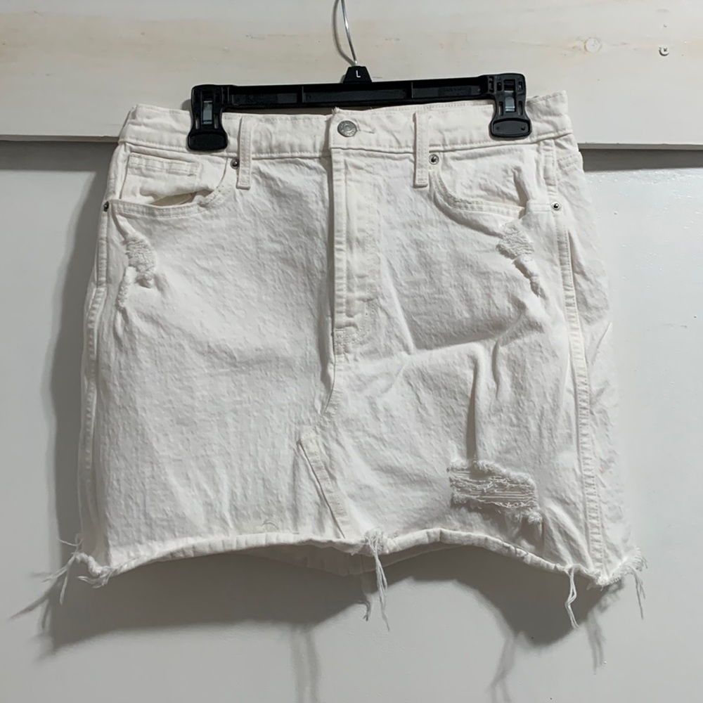 Arizona Jean Co. White Jean Skirt